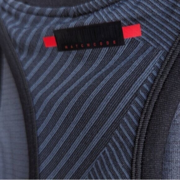 NWT Adidas Matchcode sleeveless athletic tank top - blue/gray/black - Picture 5 of 9